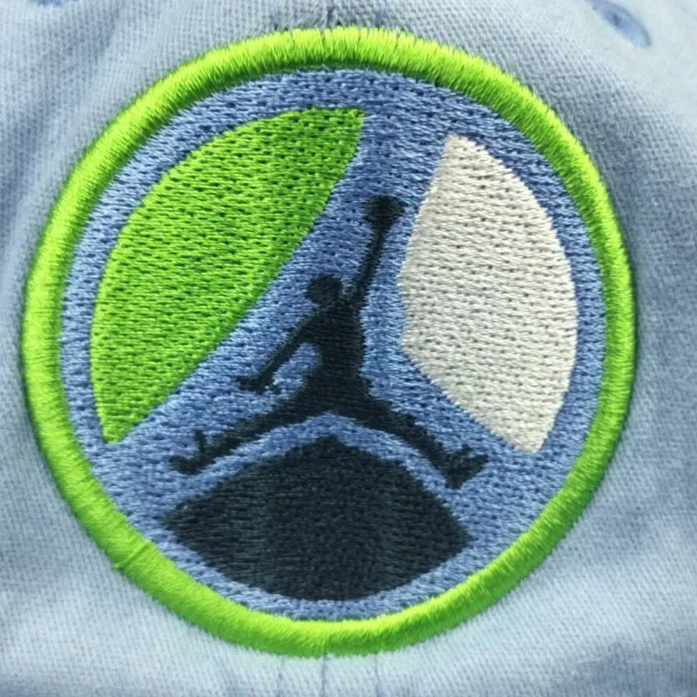 Jordan Jumpman Flight Hat Men's Light Blue Green Navy White Baseball Cap